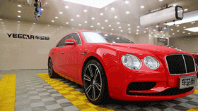 隐形车衣施工环境（无尘喷淋）