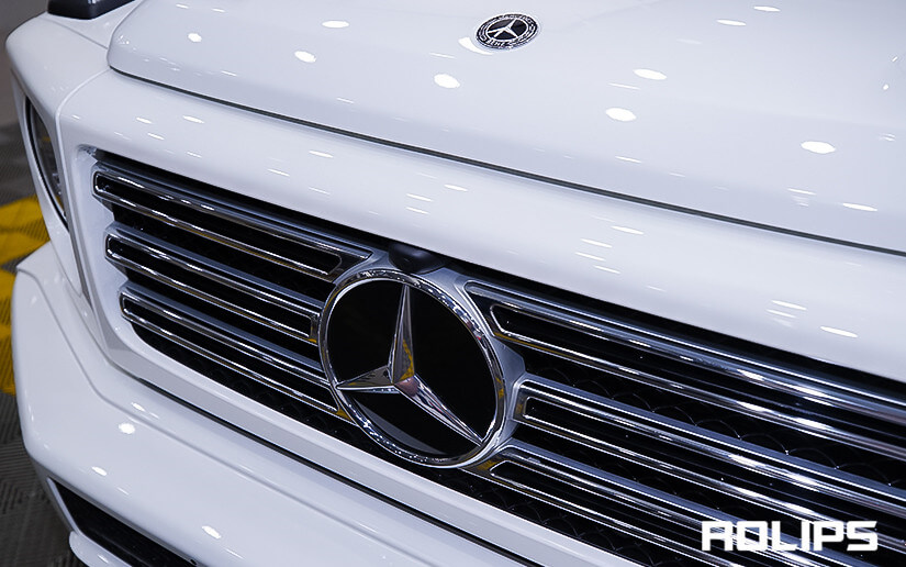 白色奔驰贴车衣的效果好吗