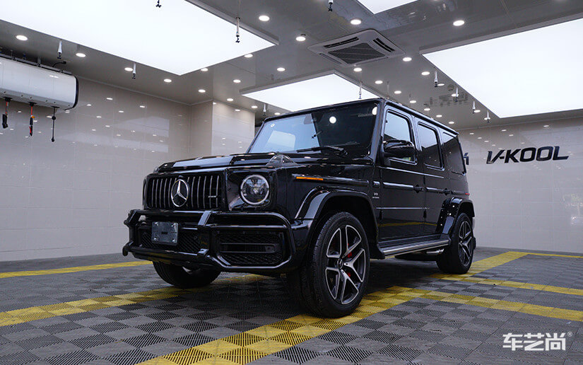 奔驰贴隐形车衣展示图