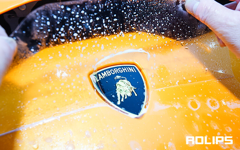 兰博基尼贴隐形车衣的施工图