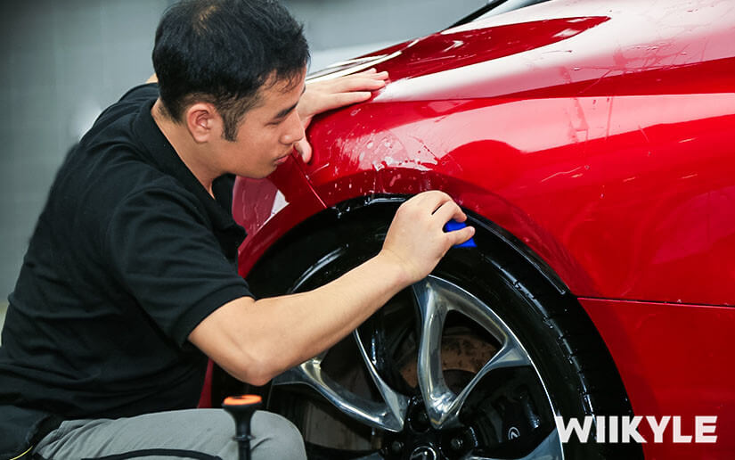 WIIKYLE车衣施工除边