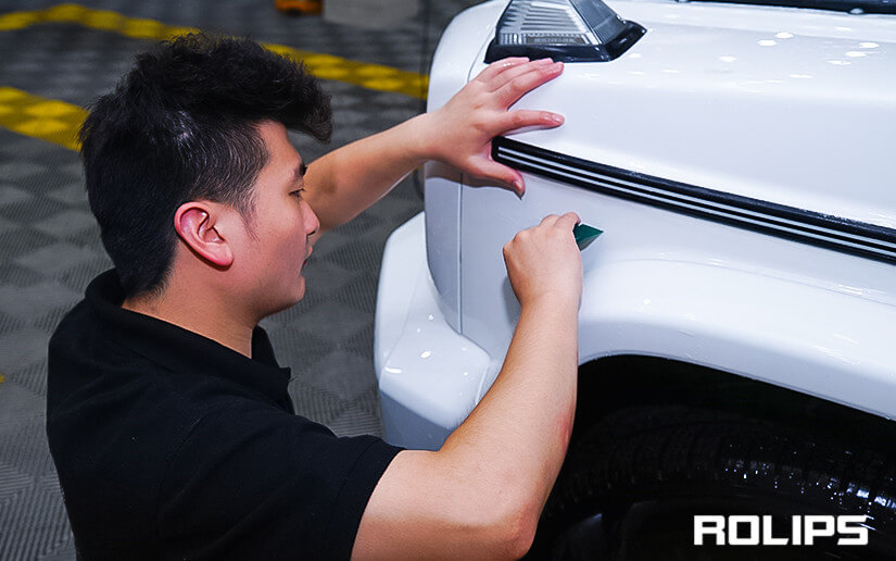 白色车贴车衣效果怎么样