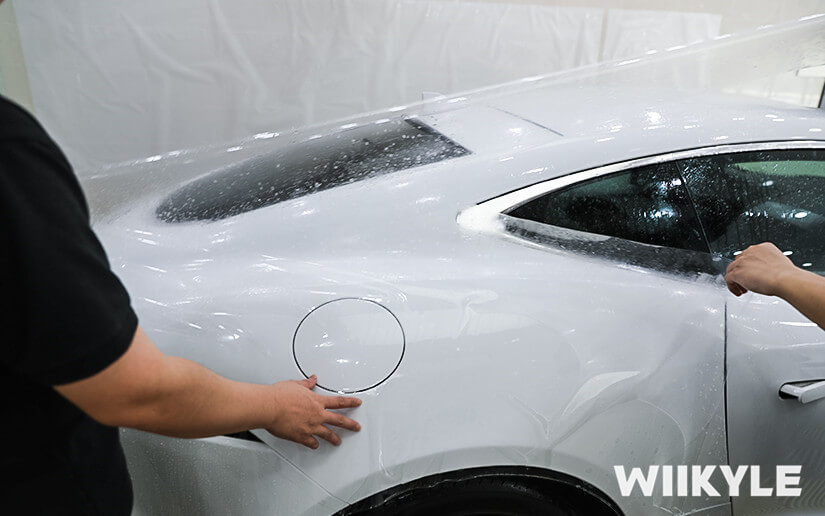 WIIKYLE技师怎么贴膜