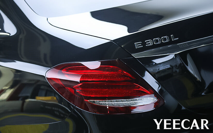 车尾部位施工完毕