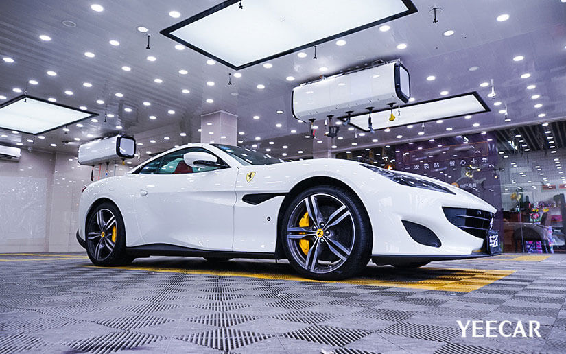 贴完漆面保护膜效果图