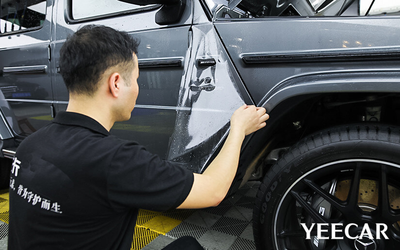奔驰施工YEECAR隐形车衣