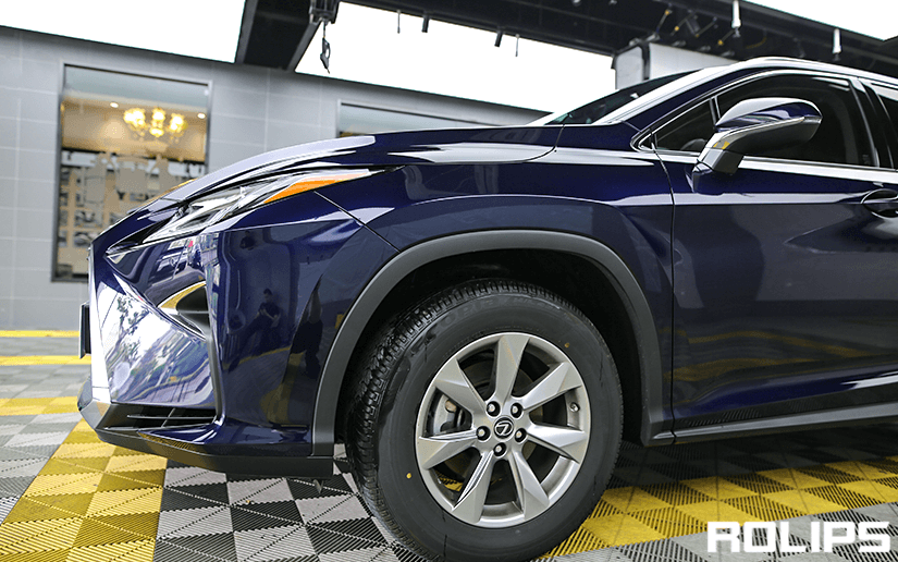 蓝色雷克萨斯怎么选择隐形车衣？（14）