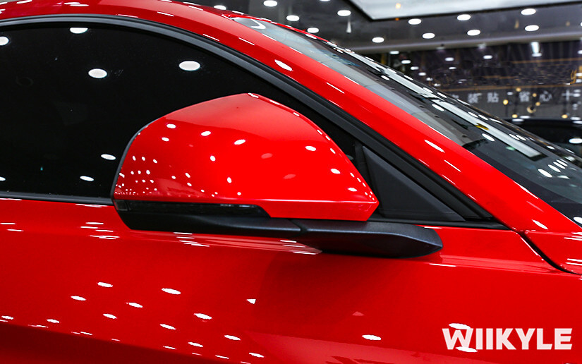 福特野马装贴隐形车衣细节图展示