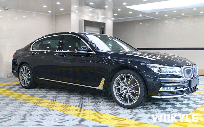 WIIKYLE隐形车衣施工黑色宝马7系作品展示（图十二）