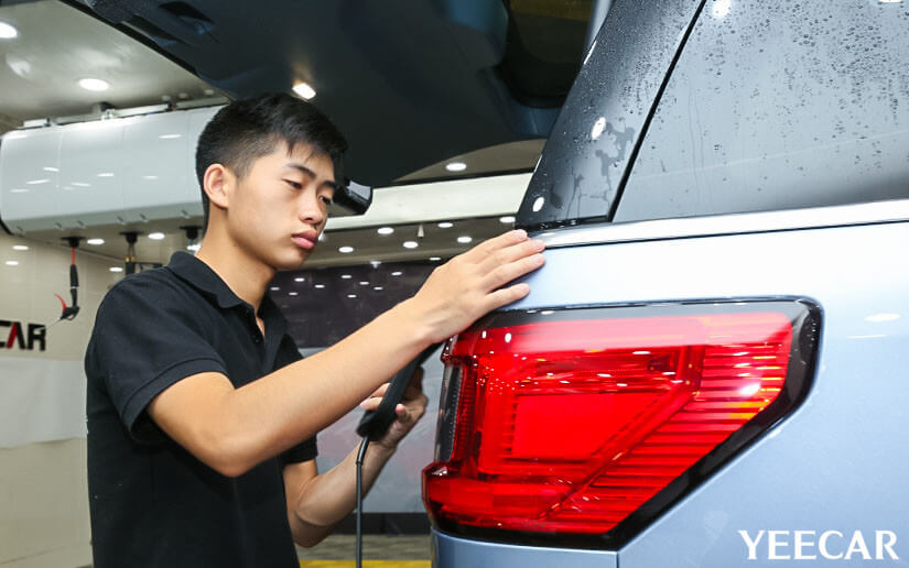 YEECAR隐形衣的施工过程是什么