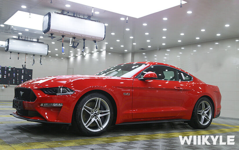 福特野马施工WIIKYLE车衣施工效果图（三）