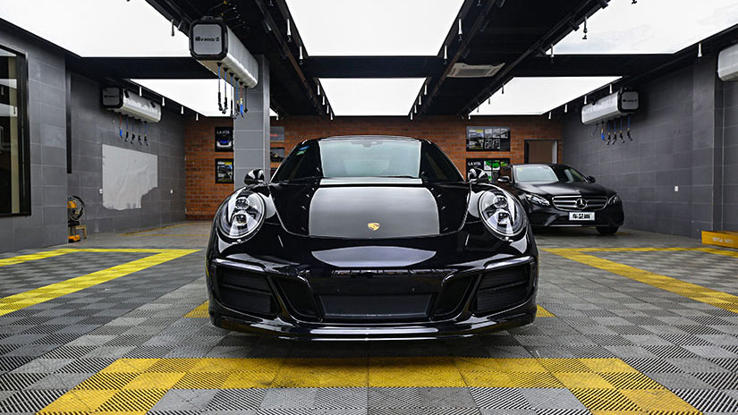 保时捷911施工威固漆面保护膜案例展示