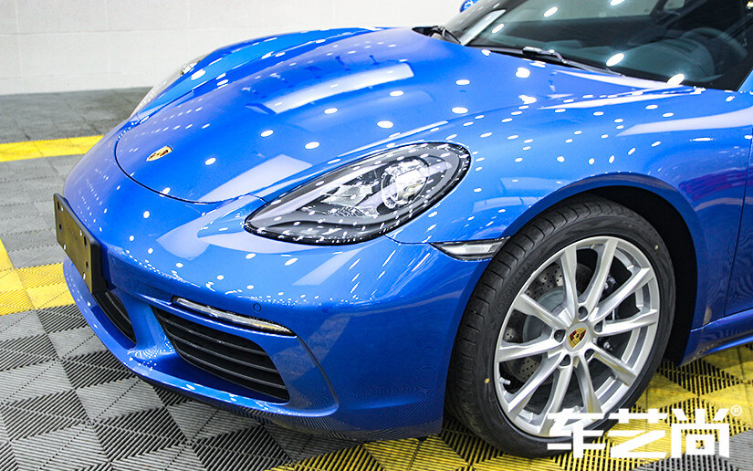 威固漆面保护施工保时捷718细节展示图（3）