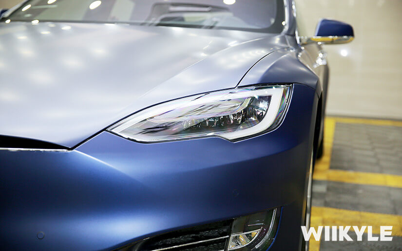 特斯拉车头近照图片