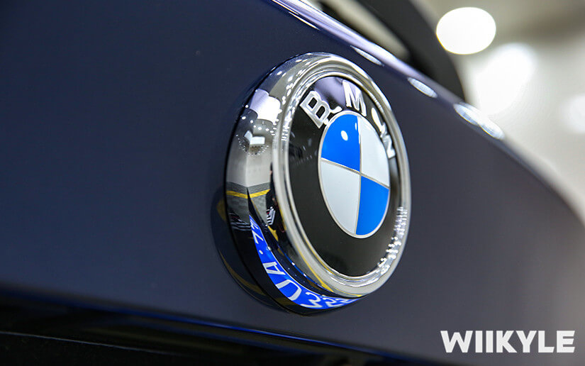 宝马X3量子蓝汽车装贴WIIKYLE隐形车效果图（1）