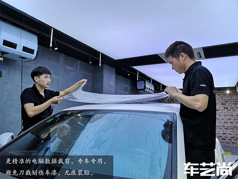 宾利添越施工威固隐形车衣流程（三）