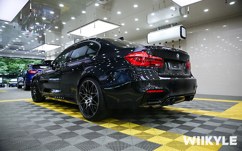宝马M3贴隐形车衣效果图