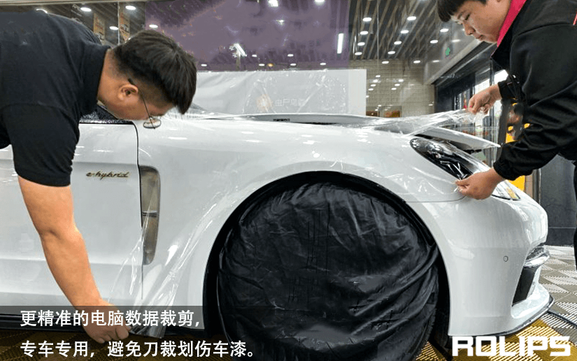 白色车贴ROLIPS隐形车衣抗黄变能力怎么样？（10）