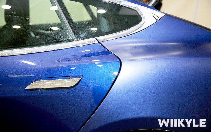 WIIKYLE漆面保护膜施工前后对比图