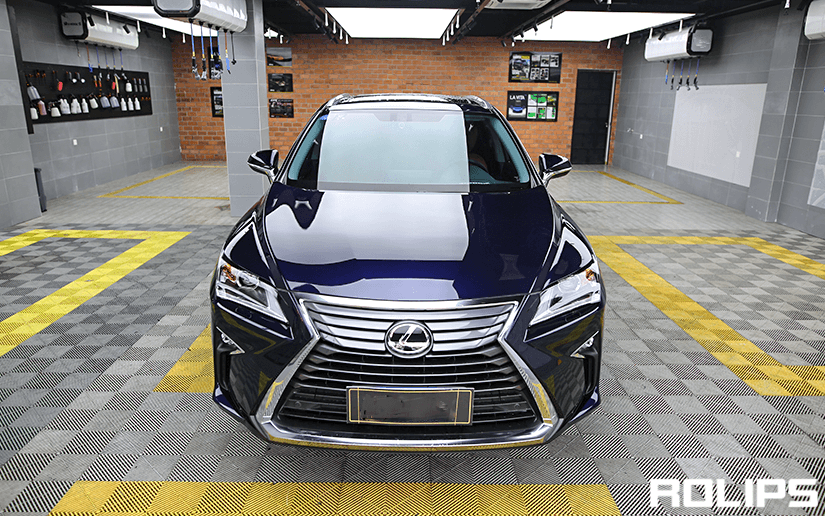 蓝色雷克萨斯怎么选择隐形车衣？（10）