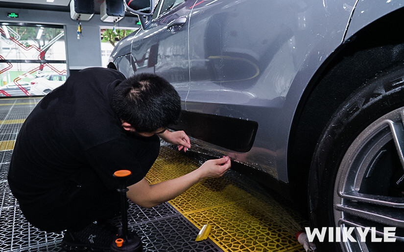 保时捷边边角角都要进行全覆盖