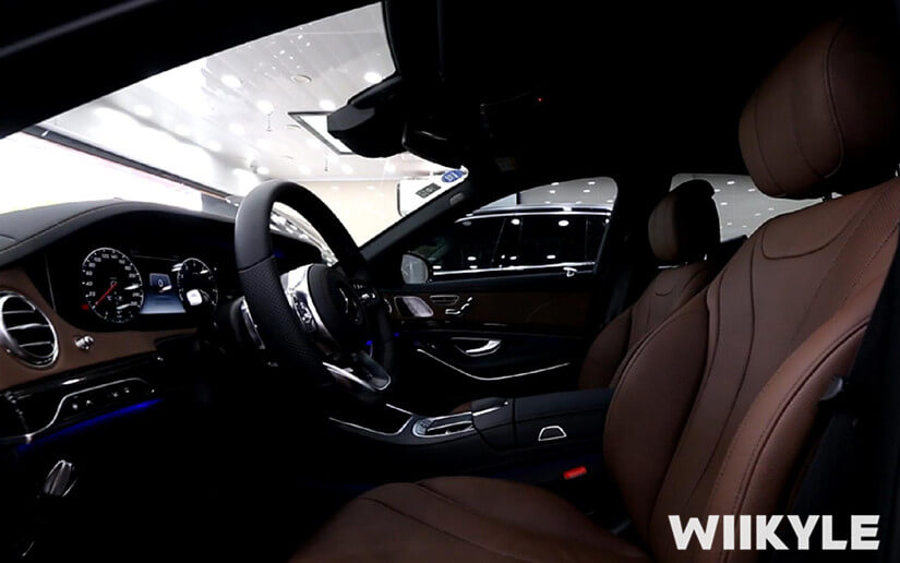 奔驰内饰细节图