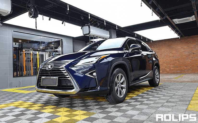 蓝色雷克萨斯怎么选择隐形车衣？（11）