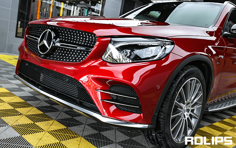 红色车贴ROLIPS隐形车衣的效果怎么样