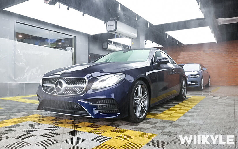 WIIKYLE车间无尘喷淋施工环境