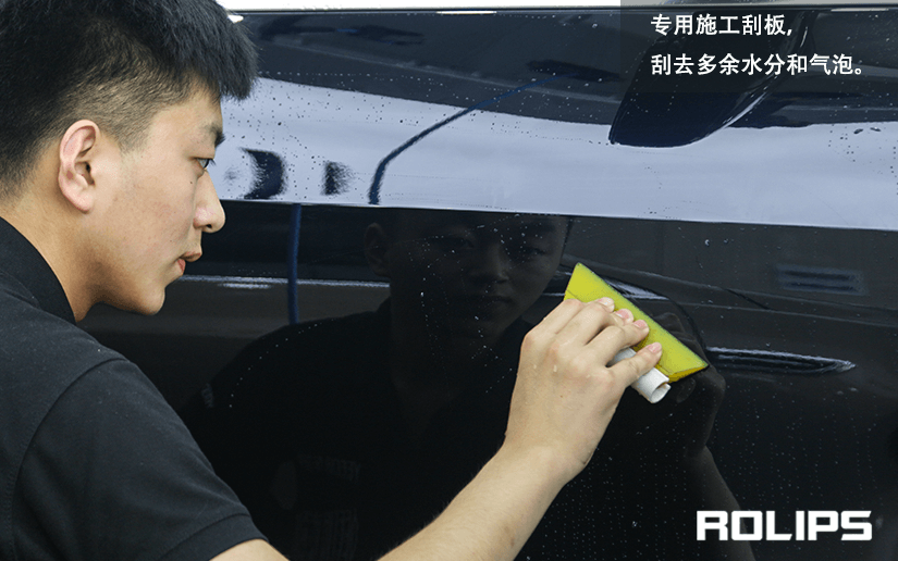 黑色车贴车衣的施工过程是什么（图0）