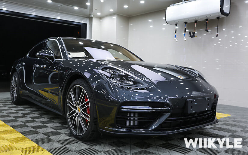 保时捷帕拉梅拉施工完成图片