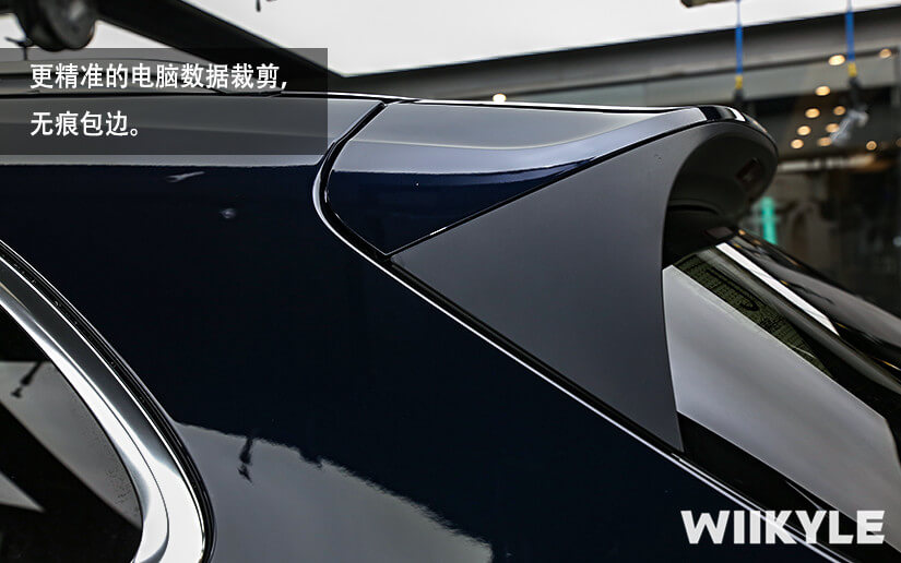 保时捷施工WIIKYLE专车专用漆面保护膜展示图（六）