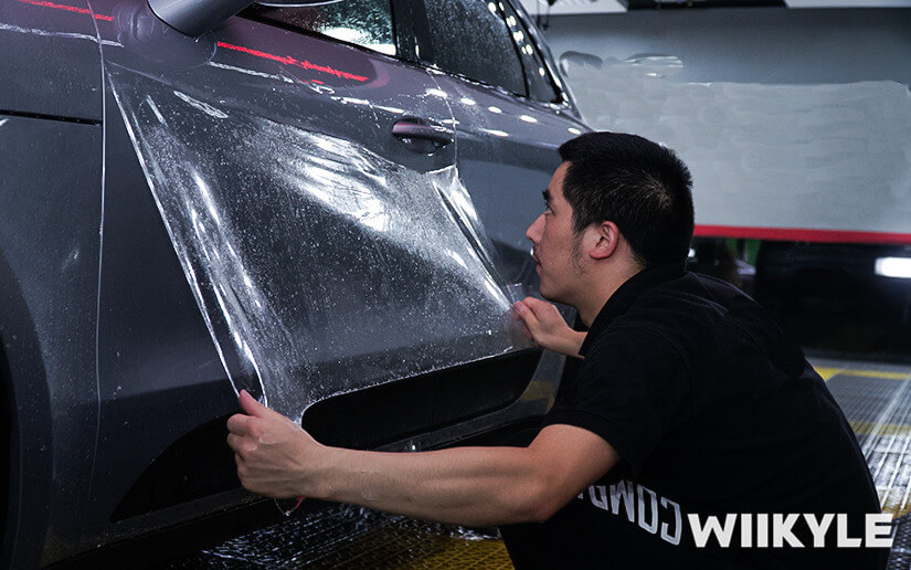 WIIKYLE车衣施工时怎么覆膜？