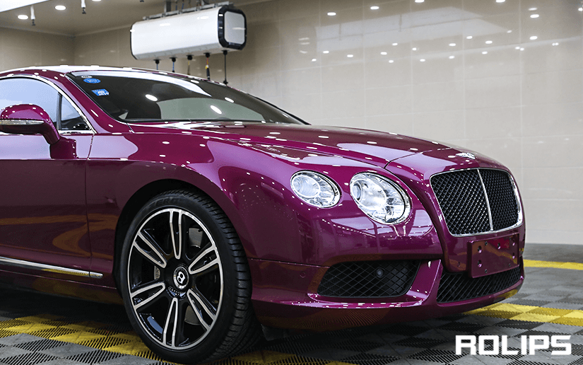 紫色车贴车衣的效果怎么样