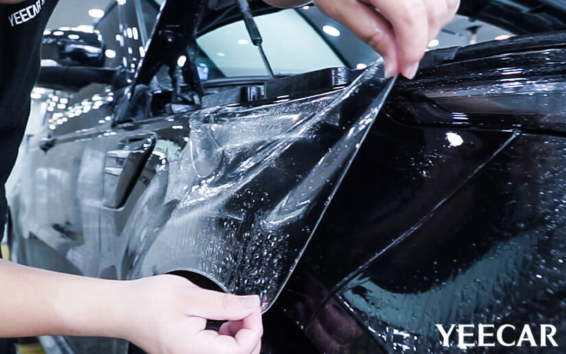 路虎贴YEECAR隐形车衣流程图片