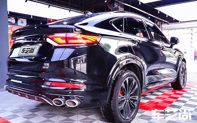 吉利贴隐形车衣后视效果图展示