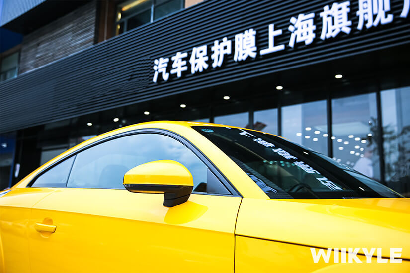 WIIKYLE车衣使用TPU材质，改善了之前黄变的缺点