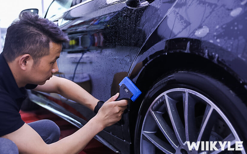 WIIKYLE车衣进行封边处理