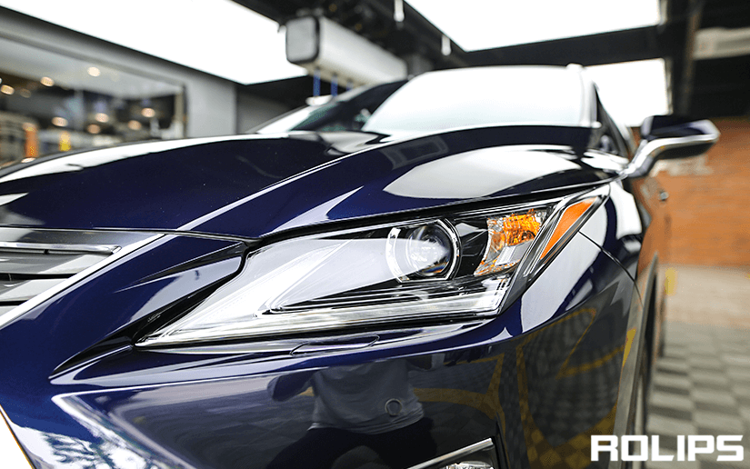 蓝色雷克萨斯怎么选择隐形车衣？（15）