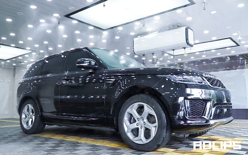 路虎揽胜贴隐形车衣的展示图