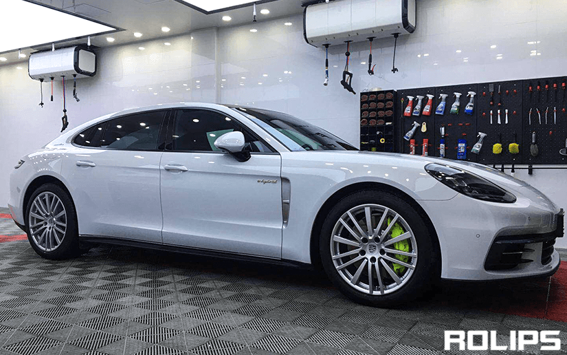 白色车贴ROLIPS隐形车衣抗黄变能力怎么样？（16）