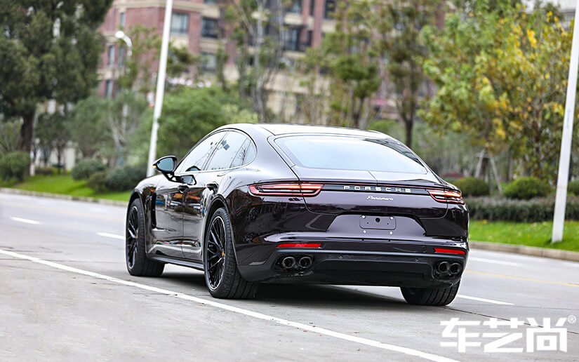 保时捷帕拉梅拉施工威固隐形车衣室外效果展示图（七）