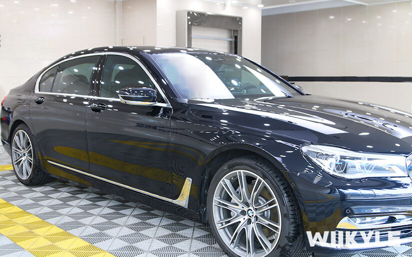 WIIKYLE隐形车衣施工黑色宝马7系作品展示（图十）