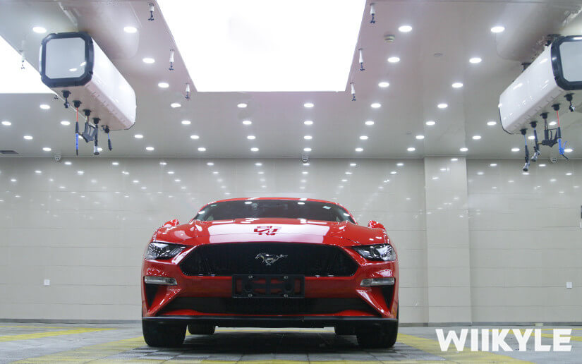 福特野马施工WIIKYLE车衣施工效果图（一）