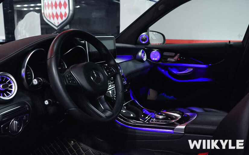 奔驰施工WIIKYLE车衣内饰图