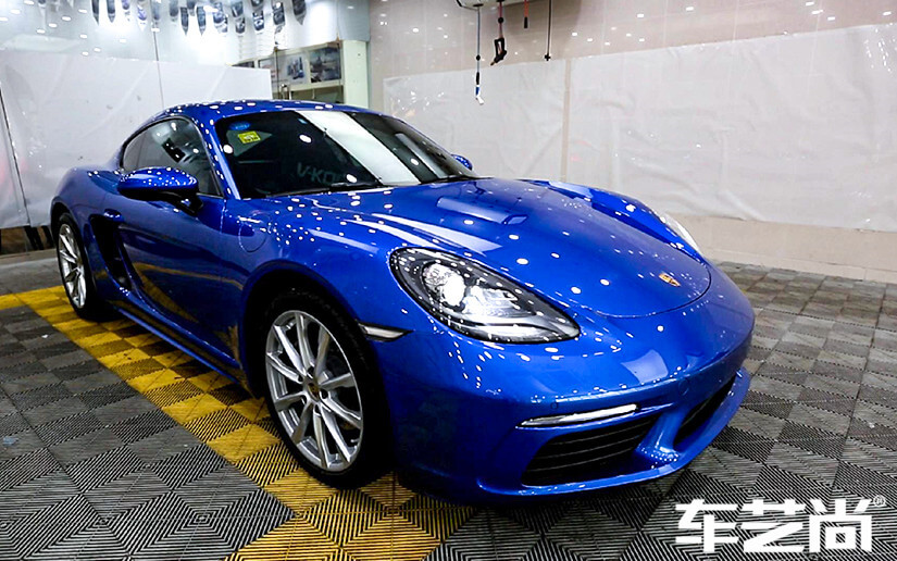 保时捷贴威固隐形车衣效果图