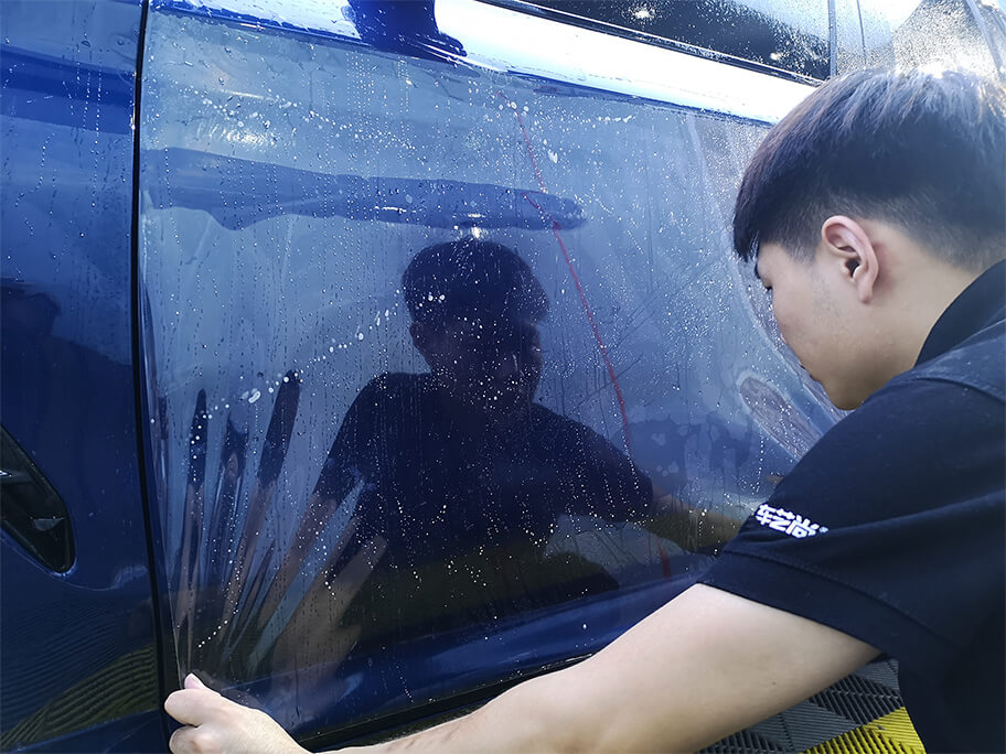 威固隐形车衣有更精准的裁膜技术