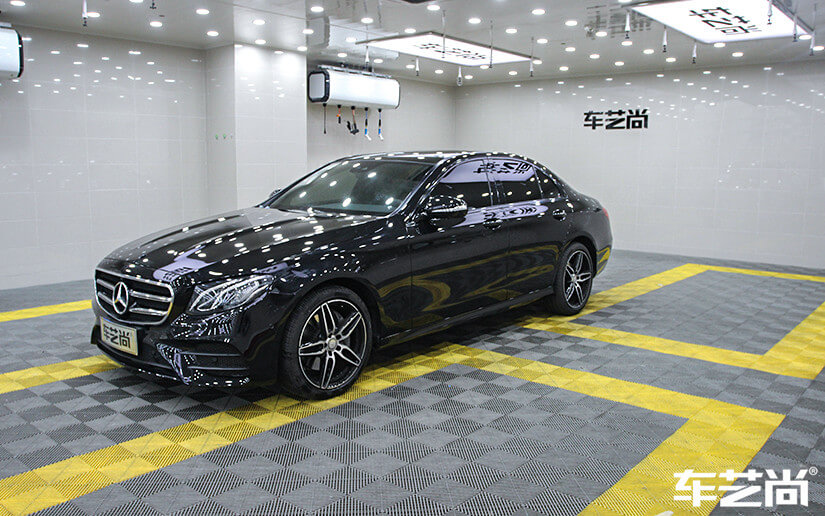 奔驰E300施工威固漆面保护膜案例展示效果（图四）