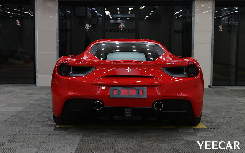 法拉利488贴YEECAR漆面保护膜效果怎么样？（图六）