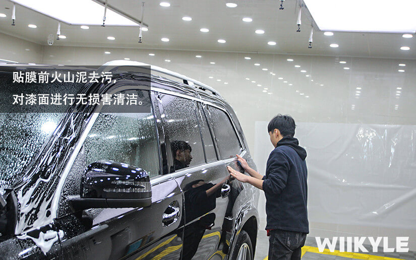 怎么样让奔驰GLS400的漆面增加光泽度（图三）